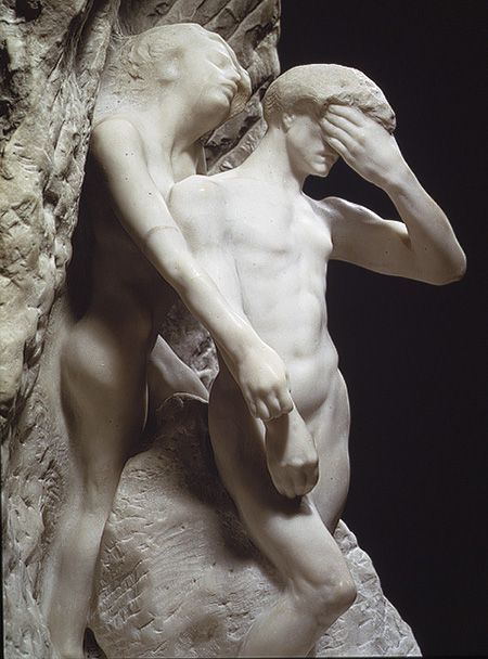 rodin, orphée et eurydice