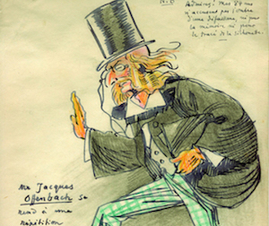 Jacques Offenbach (caricature)
